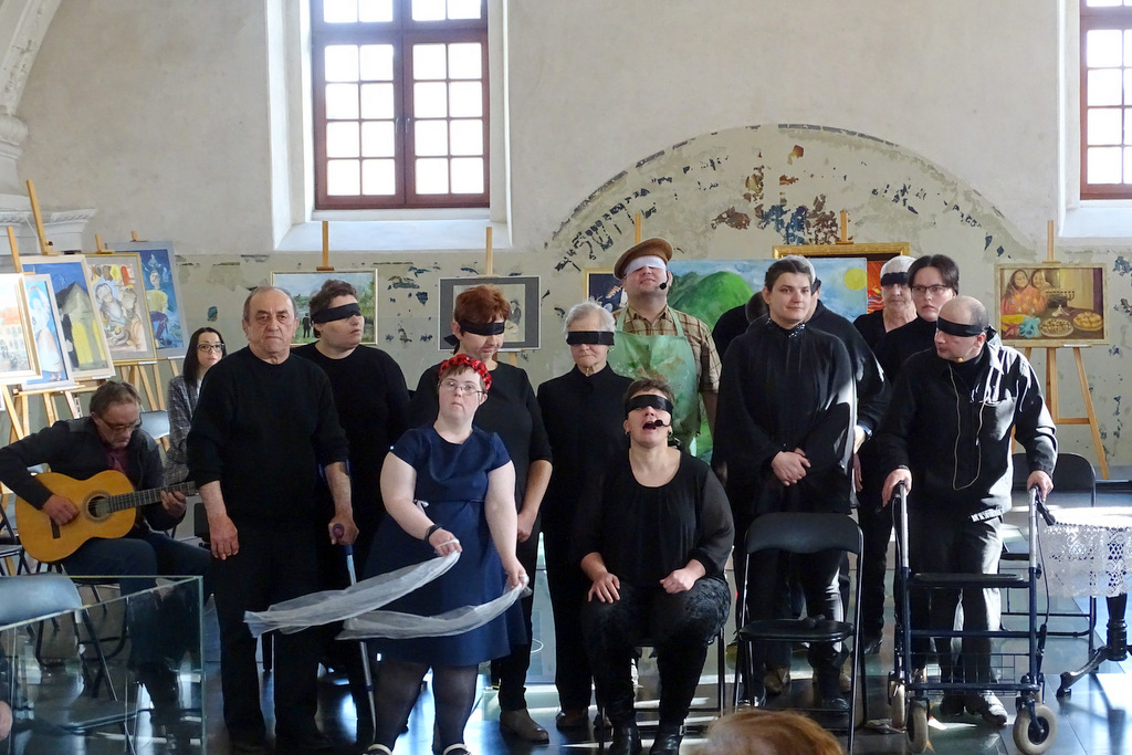 Read more about the article „Ślepcy” na scenie w Chmielniku