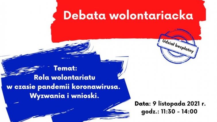 You are currently viewing Zapraszamy na debatę wolontariacką!