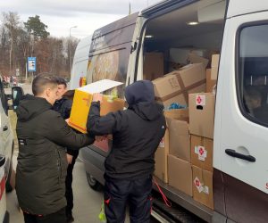 Transport z pomocą rzeczową dotarł na Ukrainę