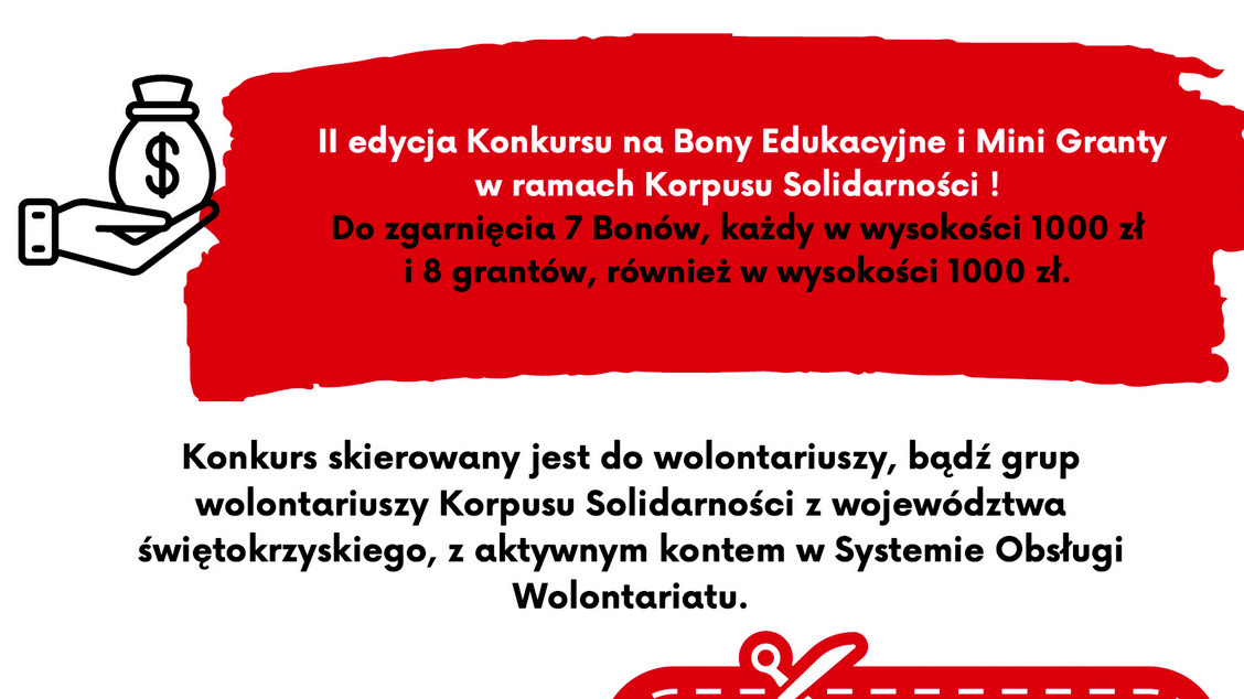 Read more about the article Rusza nabór na bony i mini granty dla wolontariuszy Korpusu Solidarności