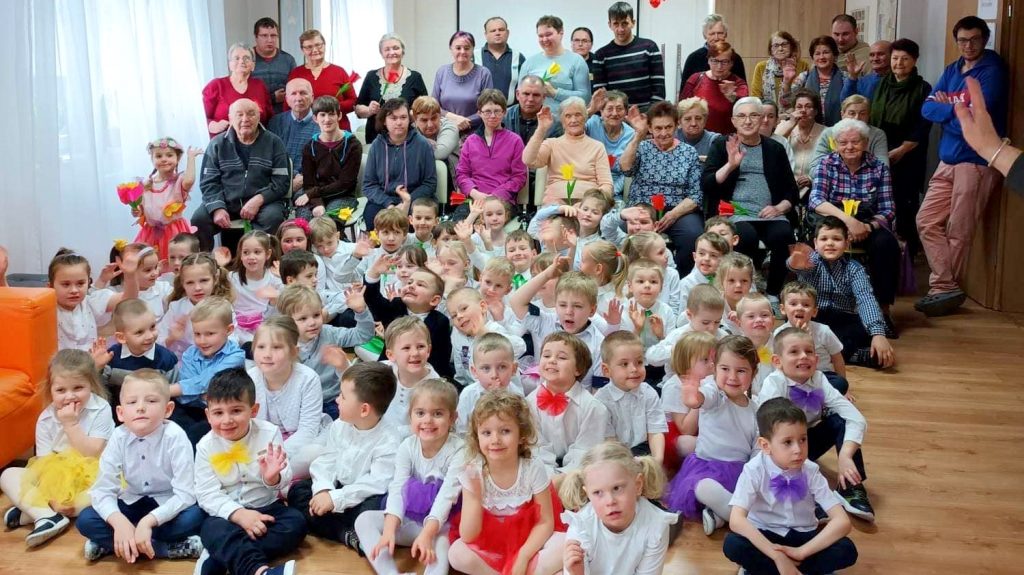 Występ przedszkolaków w Zespole Placówek Caritas w Proszowicach