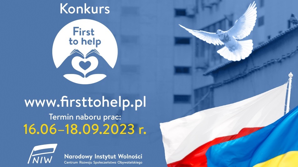 Trwa konkurs “First to help” dla zaangażowanych w pomoc dla Ukrainy
