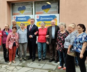 Ambasador Ukrainy odwiedził placówki Caritas Kieleckiej