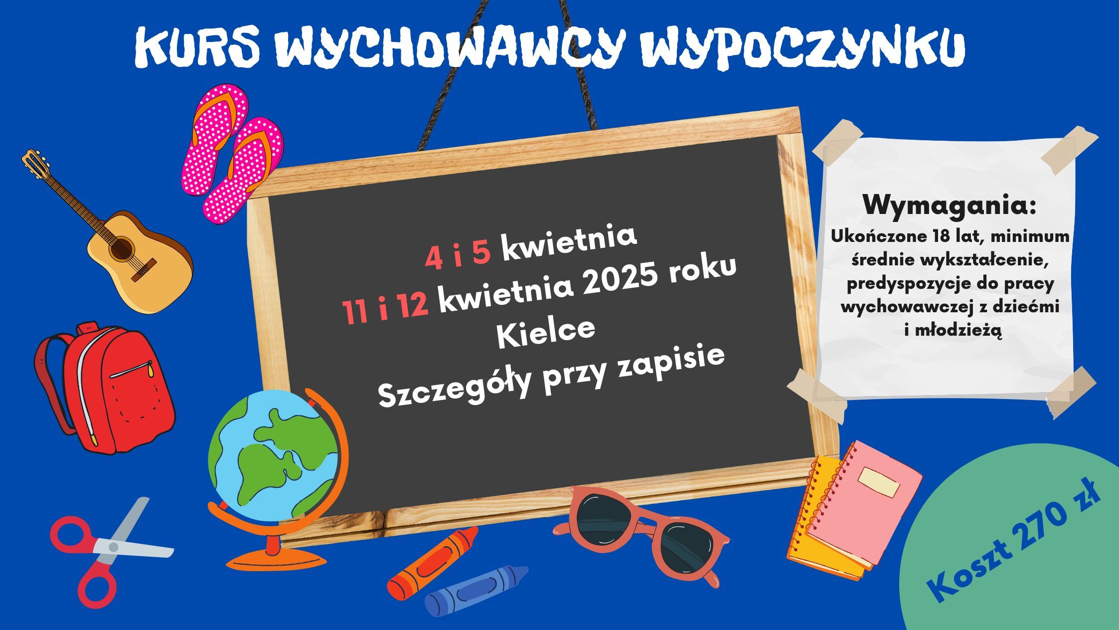 You are currently viewing Zapisy na Kurs wychowawcy wypoczynku