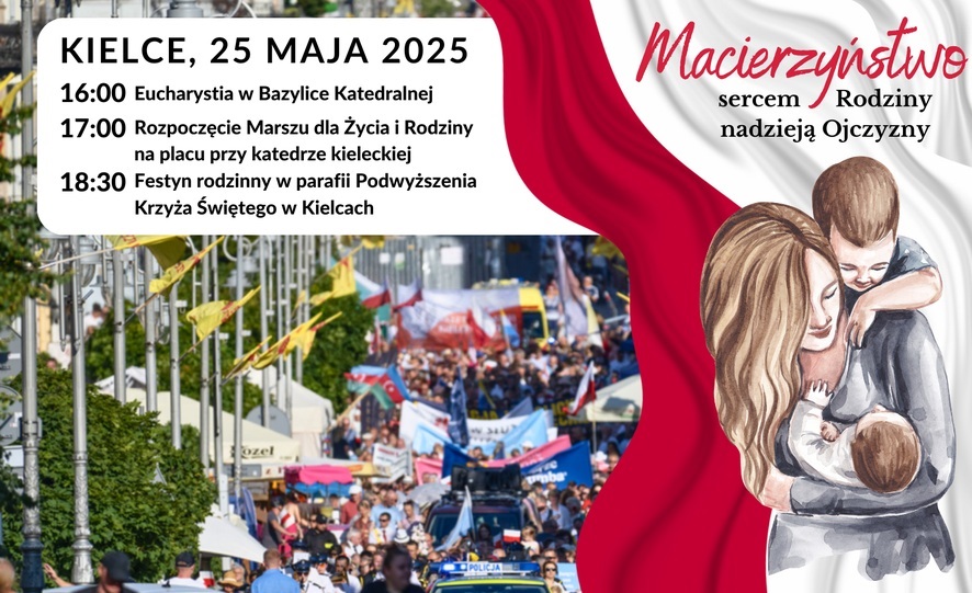 Read more about the article Marsz Dla Życia i Rodziny w Kielcach – 25 maja 2025