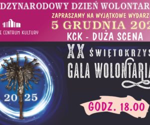 Zapraszamy na&nbsp;XX Świętokrzyską Galę Wolontariatu