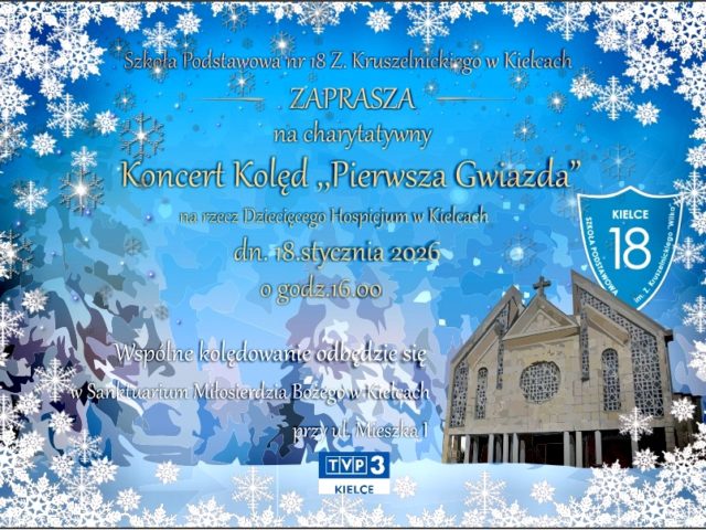 Zapraszamy na&nbsp;„Pierwszą Gwiazdę” – koncert na&nbsp;rzecz Hospicjum Dziecięcego
