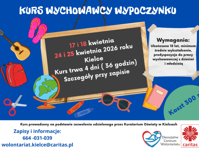 Zapisy na&nbsp;Kurs Wychowawcy Wypoczynku