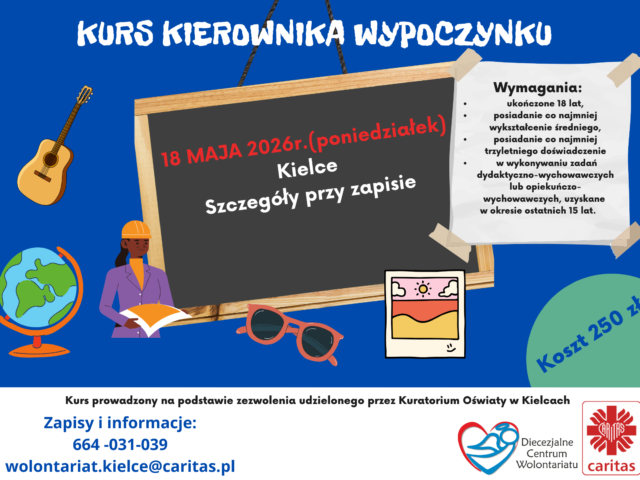 Zapraszamy na&nbsp;Kurs kierownika wypoczynku